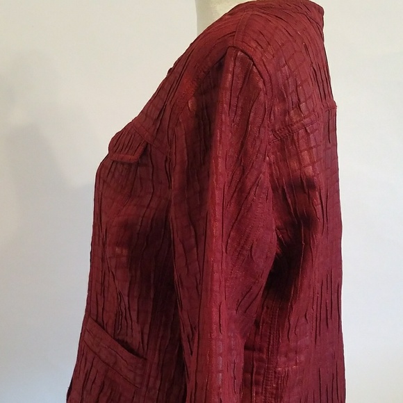 Ruby Rd Burgundy Jacket - Picture 2 of 5